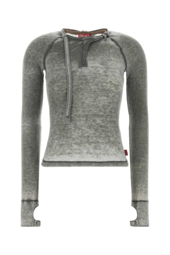 26SS 디젤 반팔 티셔츠 A229280HGCQ 9CY Grey