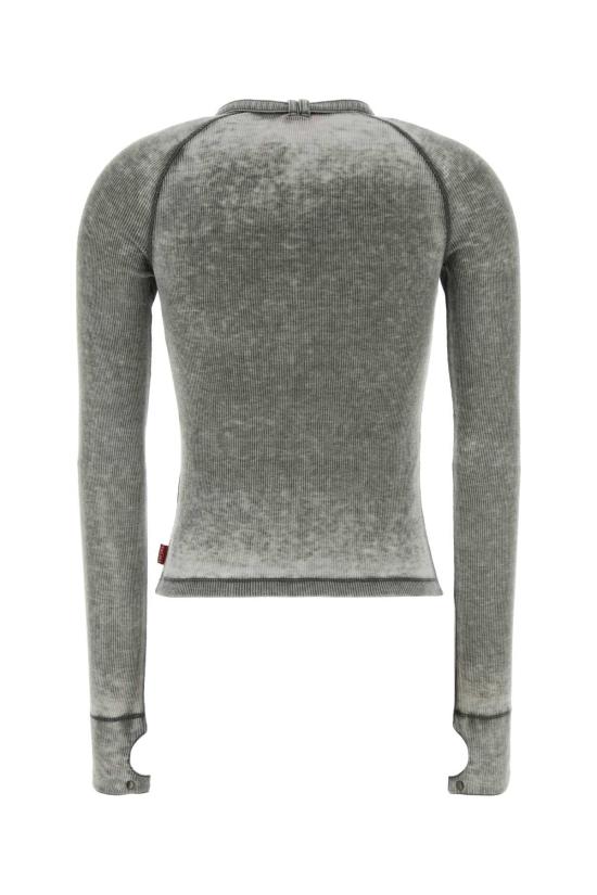 26SS 디젤 반팔 티셔츠 A229280HGCQ 9CY Grey - DIESEL