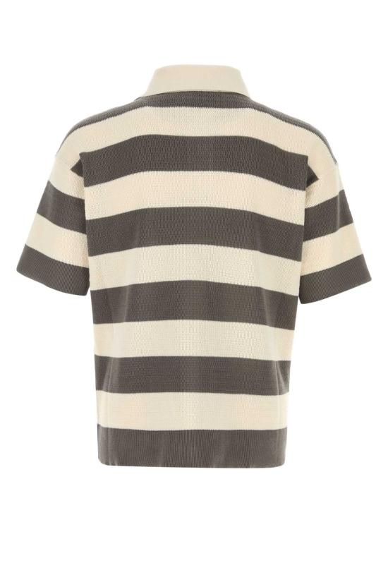 26SS 아미 폴로 티셔츠 HPL432KN0153 A152 Stripped - AMI