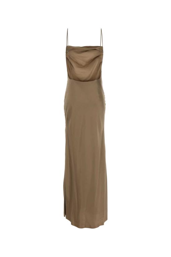 26SS 생로랑 원피스 838025Y7G27 9483 Beige o Tan - SAINT LAURENT