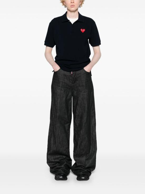 26SS 꼼데가르송 폴로 티셔츠 AXT006D 2 Blue - COMME DES GARCONS