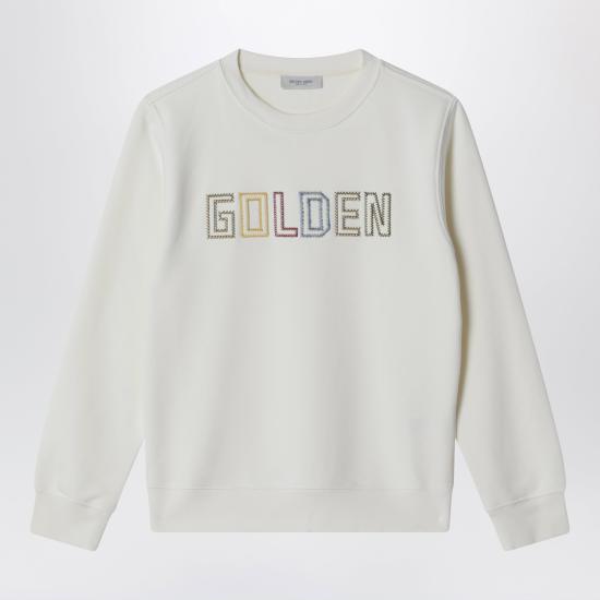 26SS [키즈] 골든구스 티셔츠 GKP02214P002455 White
