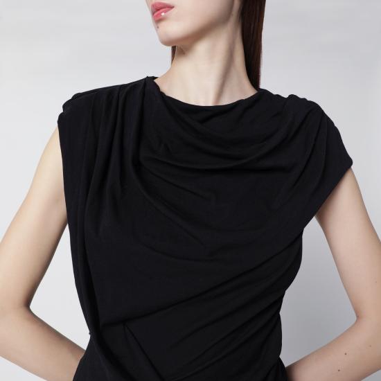 26SS 엔타이어 스튜디오 숏 원피스 ESSS26DR03908CO Black - ENTIRE STUDIOS