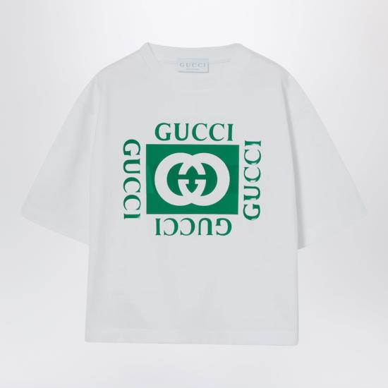 26SS [키즈] 구찌 티셔츠 855551XJHO7 White
