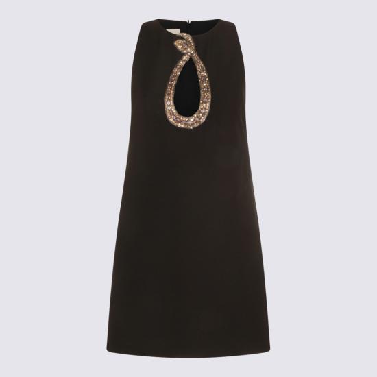 26SS 발렌티노 가라바니 원피스 8B0VAKD51CFCRC Black - VALENTINO GARAVANI