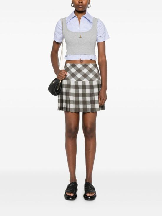 26SS 비비안웨스트우드 민소매 티셔츠 1G010011 J009C P001 Grey - VIVIENNE WESTWOOD