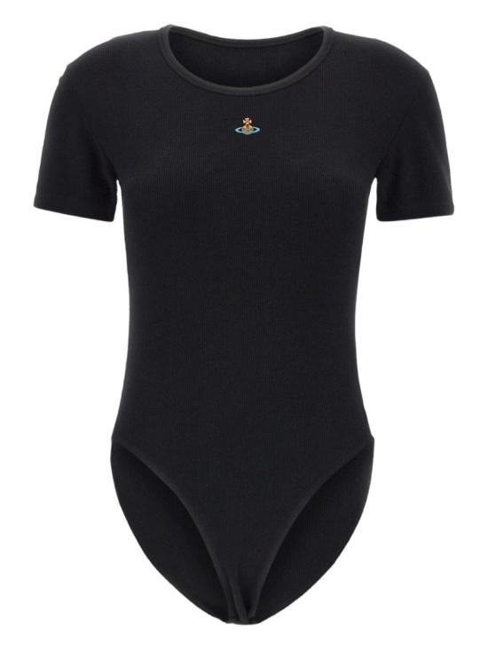 26SS 비비안웨스트우드 바디수트 티셔츠 1G010012 J009C N401 Black