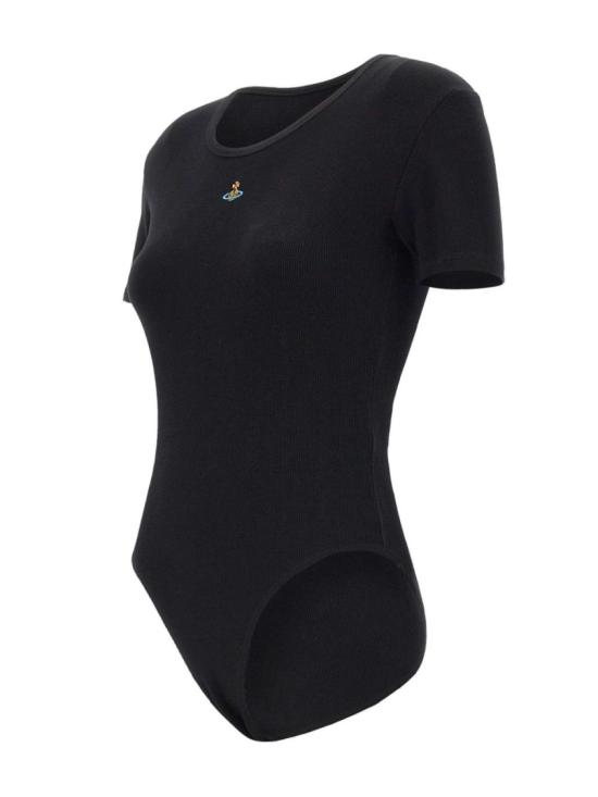 26SS 비비안웨스트우드 바디수트 티셔츠 1G010012 J009C N401 Black - VIVIENNE WESTWOOD