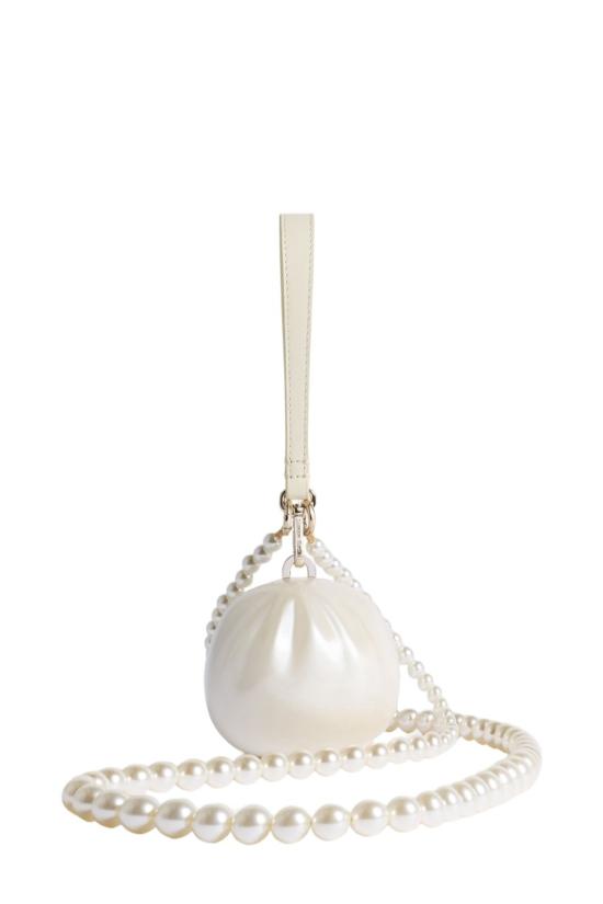 26SS 시몬로샤 숄더백 BAG2210773PEARL White - SIMONE ROCHA