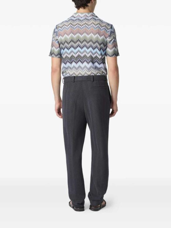 26SS 미소니 긴팔 셔츠 US26SJ03BR014T MULTICOLOR BLUE BASE S91RM - MISSONI