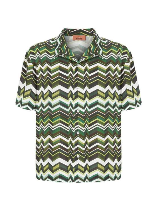 26SS 미소니 긴팔 셔츠 BS26SJ01BW00ZV GREEN TONES S6165