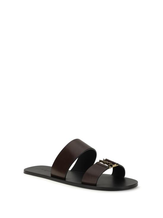 26SS 생로랑 샌들 863524DWETT 2023 BROWN - SAINT LAURENT