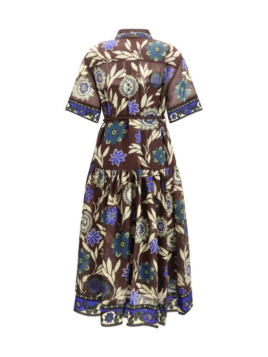 26SS 알레메 미디 원피스 7060D CHOCOLATE BROWN - ALEMAIS