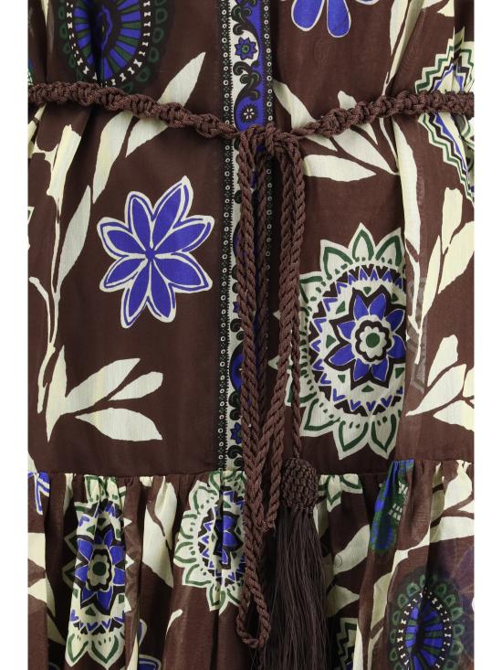 26SS 알레메 미디 원피스 7060D CHOCOLATE BROWN - ALEMAIS