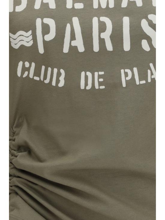 26SS 발망 반팔 티셔츠 GF0EH035BD55 UJA GREEN - BALMAIN