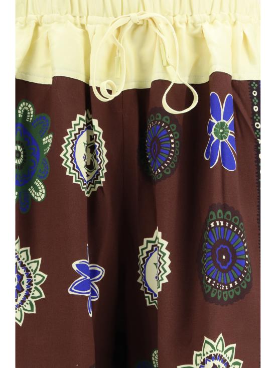 26SS 알레메 숏팬츠 7063P CHOCOLATE MULTICOLOUR - ALEMAIS