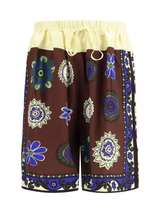 26SS 알레메 숏팬츠 7063P CHOCOLATE MULTICOLOUR