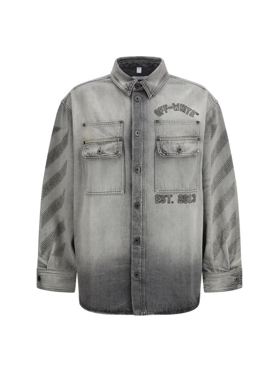 26SS 오프화이트 긴팔 셔츠 44MYD05VS26D003020 0020 GREY