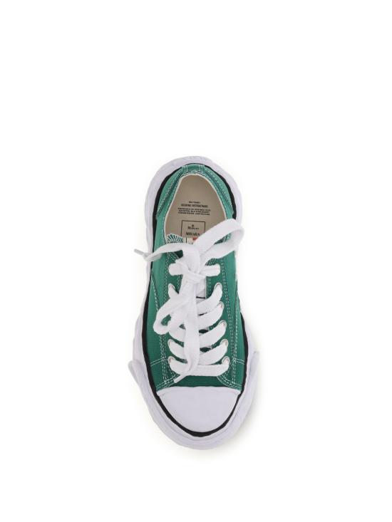 26SS 메종 미하라 야스히로 피터슨23 OG 솔 캔버스 로우탑 A11FW702 CLGREEN - MAISON MIHARA YASUHIRO