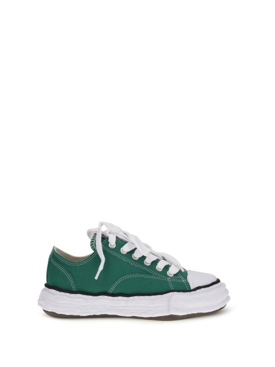 26SS 메종 미하라 야스히로 피터슨23 OG 솔 캔버스 로우탑 A11FW702 CLGREEN