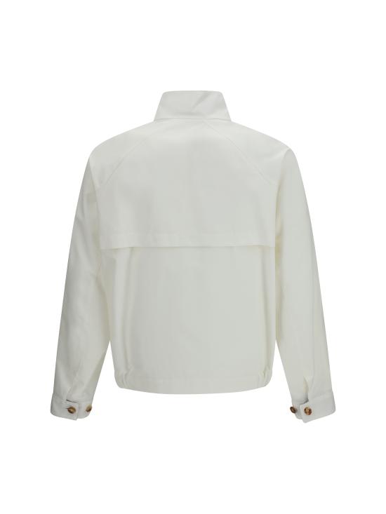26SS 브루넬로 쿠치넬리 개버딘 블루종 재킷 MY4196583 CUR73 WHITE - BRUNELLO CUCINELLI