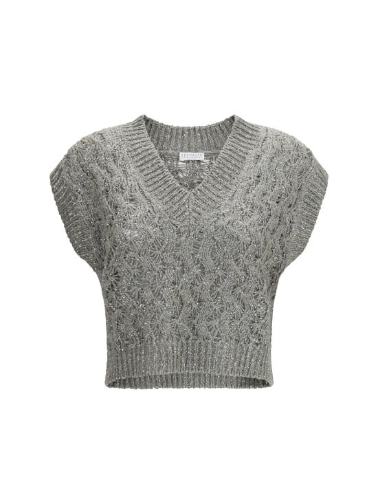 26SS 브루넬로 쿠치넬리 스웨터 MEA371112 C9125 GREEN