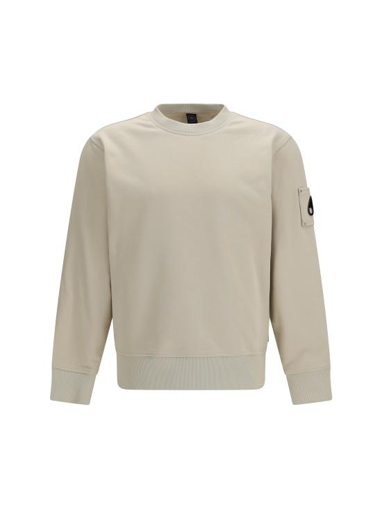 26SS 무스너클 하츠필드 크루넥 스웨트 셔츠 M35MS706 1705 BEIGE