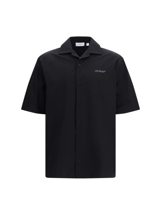 26SS 오프화이트 긴팔 셔츠 44XGG01FS26F003001 0001 BLACK