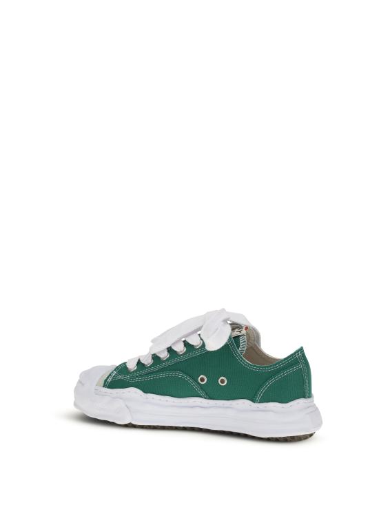 26SS 메종 미하라 야스히로 행크 OG 솔 캔버스 로우탑 A05FW702 CLGREEN - MAISON MIHARA YASUHIRO