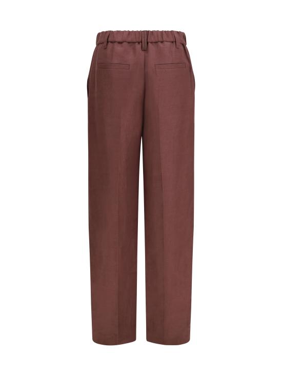 26SS 브루넬로 쿠치넬리 스트레이트 팬츠 MH527P9198 C9275 BROWN - BRUNELLO CUCINELLI