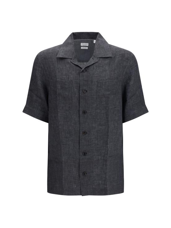 26SS 브루넬로 쿠치넬리 긴팔 셔츠 MF6300619 C046 GREY