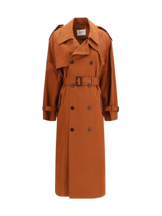 26SS 생로랑 트렌치 코트 851259Y6J95 2089 BROWN