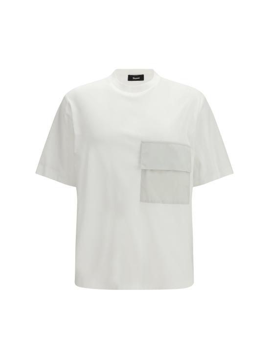 26SS 라미나르 반팔 티셔츠 JG00072UL52132 1000 WHITE