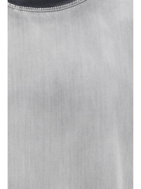 26SS 디젤 반팔 티셔츠 A23849068WG 02 GREY - DIESEL