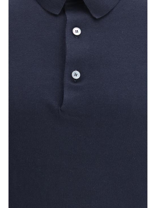 26SS 에르메네질도제냐 폴로 티셔츠 E8C90A7C32B09 001 BLUE - ERMENEGILDO ZEGNA