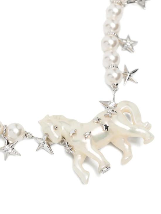 26SS 위민 목걸이/팬던트 26039 PRP 00NN ZIRCON SYNTHETIC PEARL - YVMIN