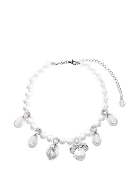 26SS 위민 목걸이/팬던트 26172 TSP 00NN ZIRCON RUBBER SYN PEARL