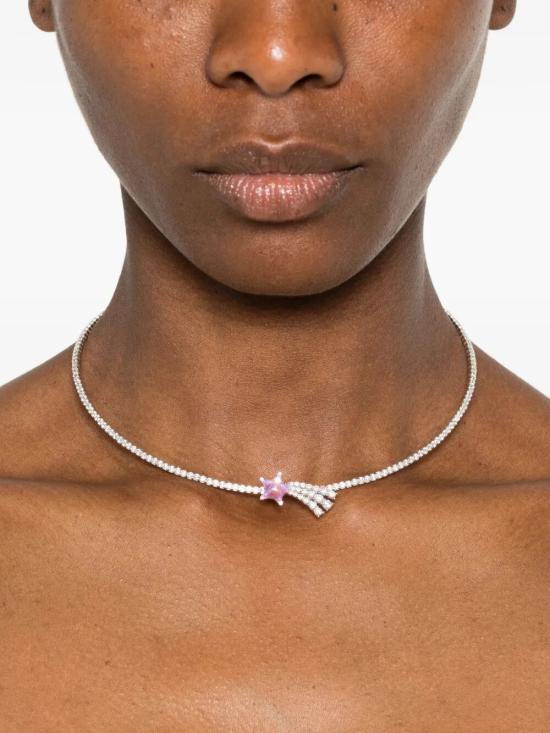 26SS 위민 목걸이/팬던트 26144 PNK 00NN ZIRCON SYNTHETIC CRYSTAL - YVMIN