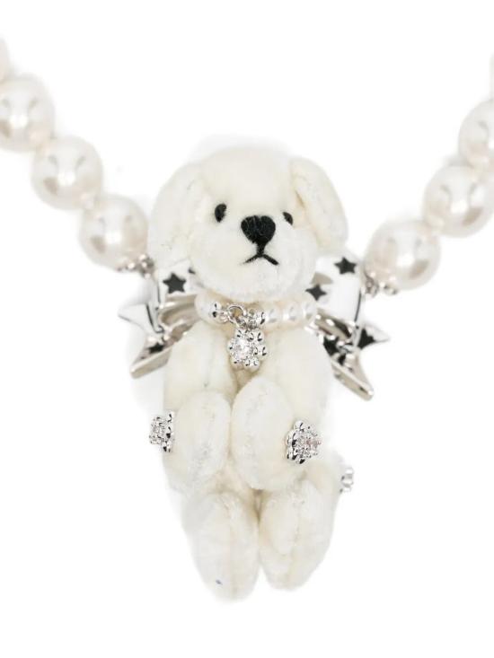 26SS 위민 목걸이/팬던트 26134 WHT 00NN ZIRCON RESIN POLYESTER SYNTHETIC PEARL - YVMIN