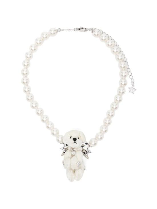 26SS 위민 목걸이/팬던트 26134 WHT 00NN ZIRCON RESIN POLYESTER SYNTHETIC PEARL