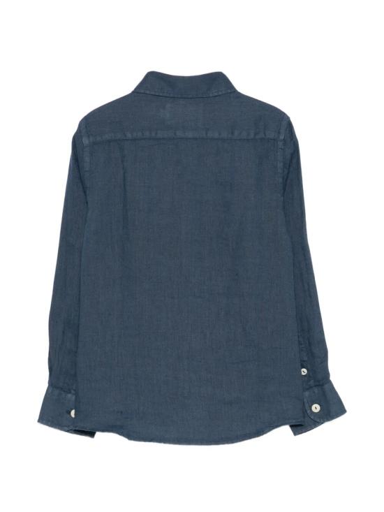 26SS [키즈] 세인트바쓰 셔츠 AGN0001 00119L LINEN 61 BLUE NAVY - MC2 SAINT BARTH