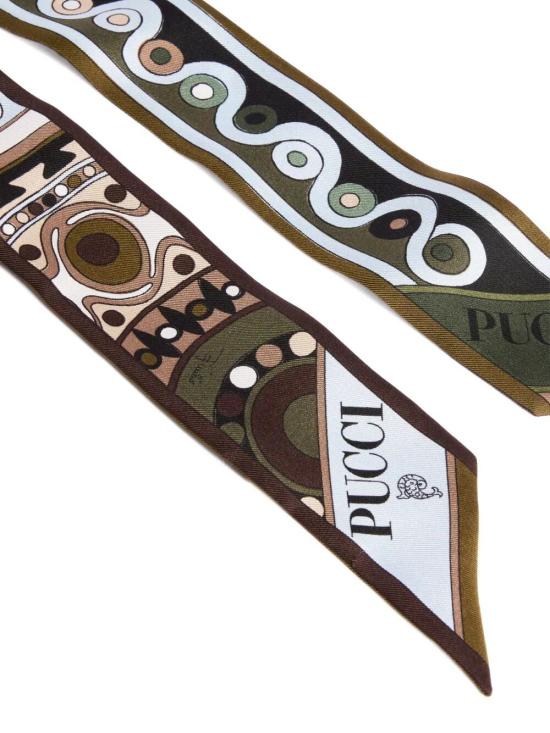 26SS 에밀리오푸치 머플러/스카프 6HGB20 6HC03 1 KHAKI BLUE - EMILIO PUCCI