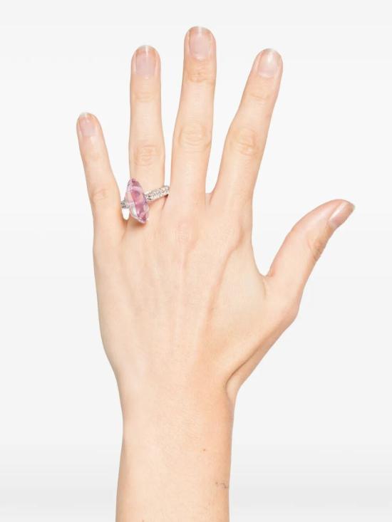 26SS 위민 반지 26160 PNK 13NN ZIRCON SYNTHETIC CRYSTAL - YVMIN