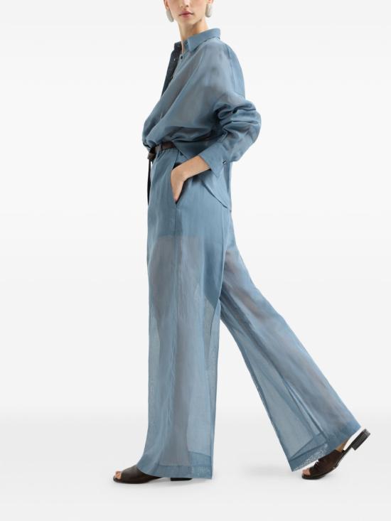 26SS 브루넬로 쿠치넬리 스트레이트 팬츠 M0F91P9174 C9704 Blue - BRUNELLO CUCINELLI