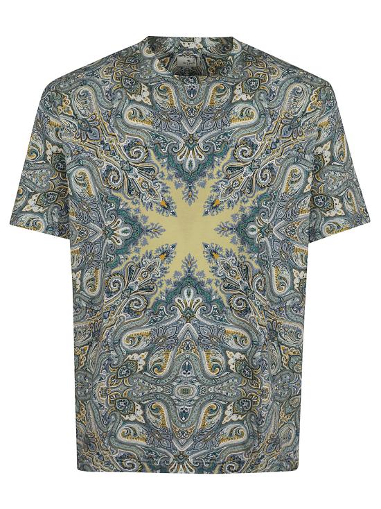 26SS 에트로 반팔 티셔츠 MRMA0002 AKI10 X0890