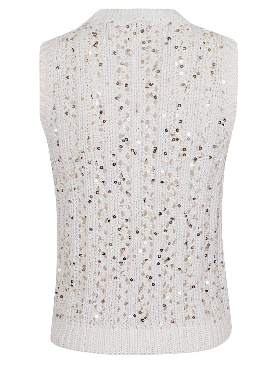 26SS 페세리코 민소매 티셔츠 A98175F03 9117B 00B BIANCO NATURALE - PESERICO