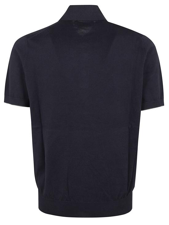 26SS 브루넬로 쿠치넬리 스웨터 M29800125 CW425 NAVY GRIGIO SCURO - BRUNELLO CUCINELLI