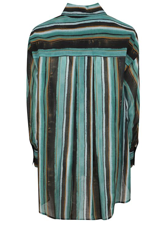 26SS 핑코 셔츠 106990 A3CH SD3 MULT VERDE NERO - PINKO