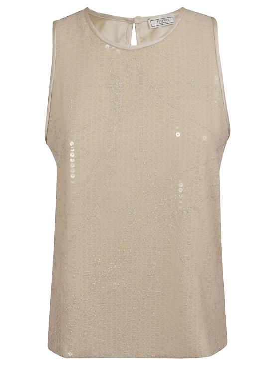 26SS 페세리코 민소매 티셔츠 A08129 03702 944 BEIGE