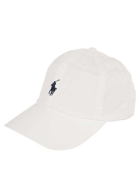 26SS 폴로 랄프로렌 포니 자수 치노 볼캡 211912843 018 WHITE NEWPORT NAVY